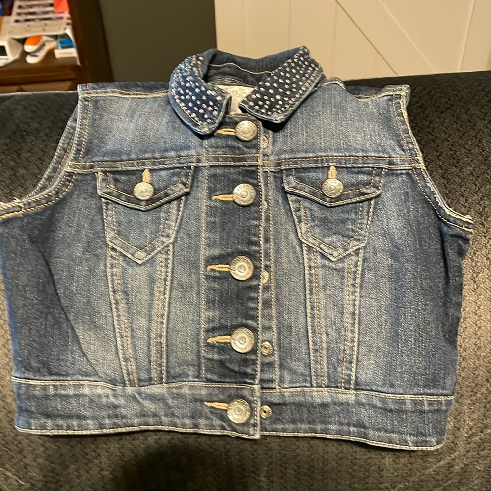 Girls Jean vest